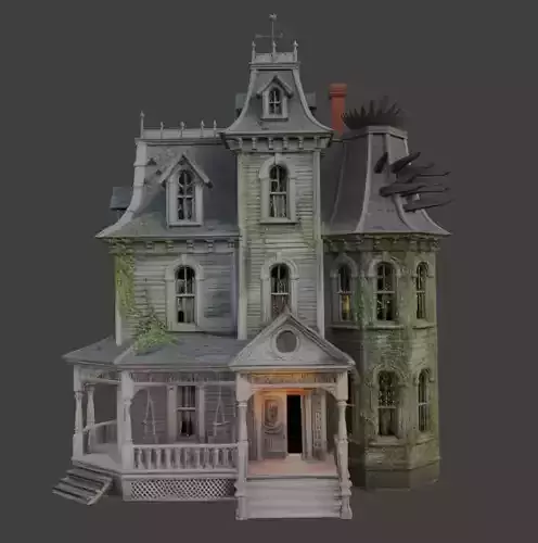 Haunted House 3d Model