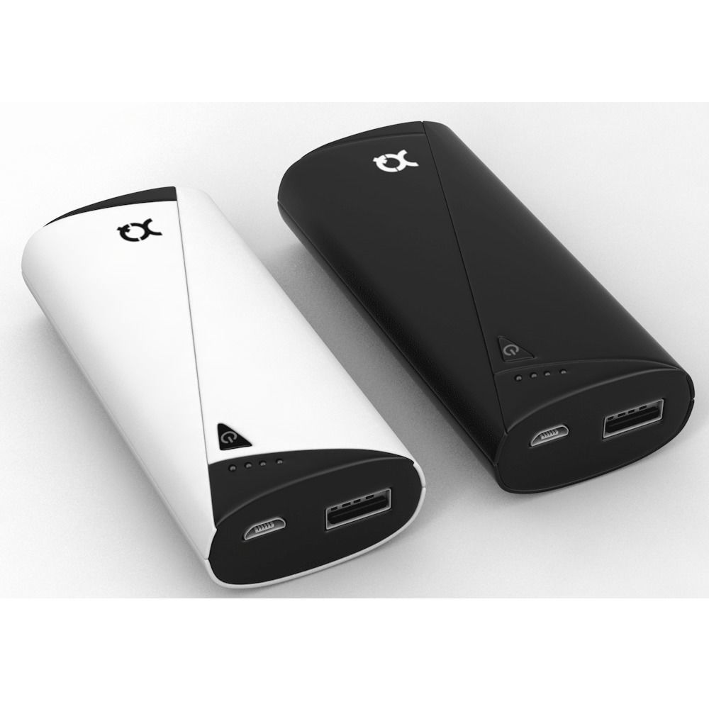 Xqisit Power Bank 5200 mAh Low-poly 3D model_1