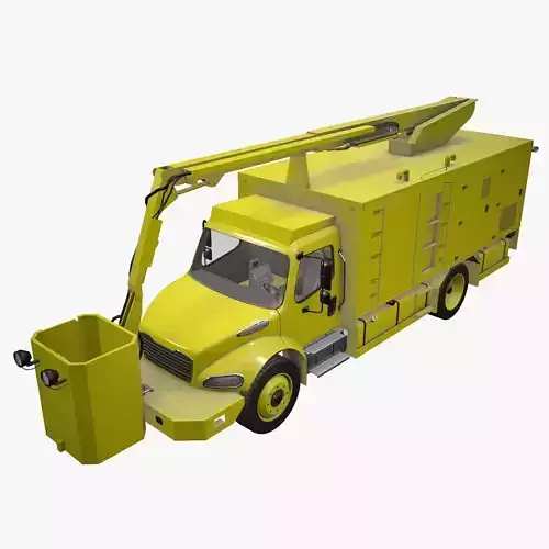 Aircraft Deicer Truck Yellow --346--