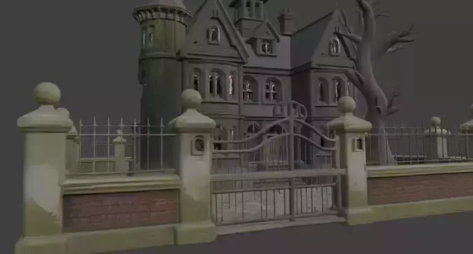 Haunted House 3d Model