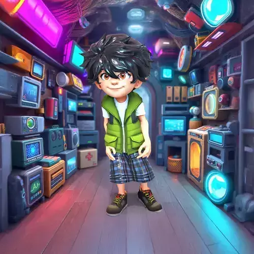 Green Vest Character model pack