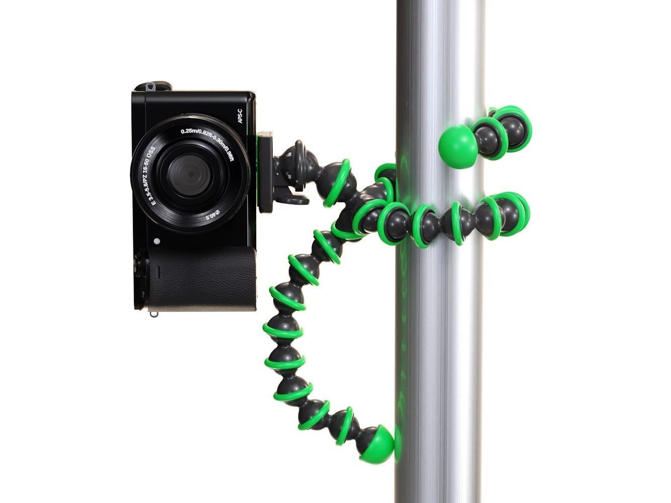 Flexible Camera Tripod Low-Poly Low-poly 3D model_7