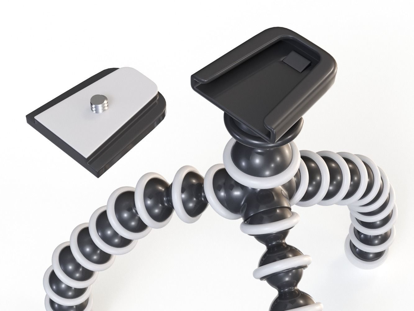 Flexible Camera Tripod Low-Poly Low-poly 3D model_2