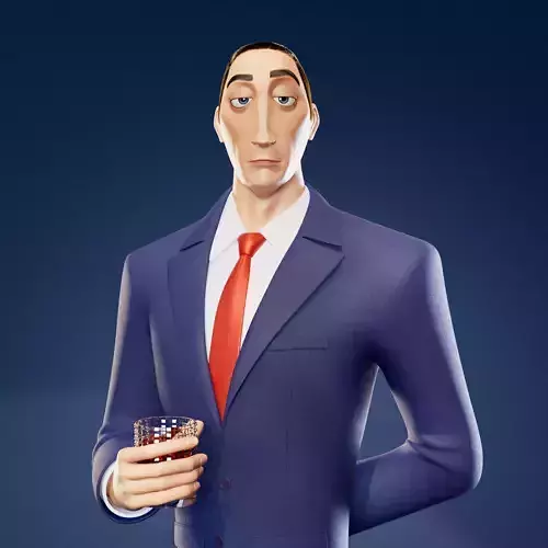 stylized character Victor