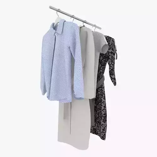 Collection Clothes on hanger