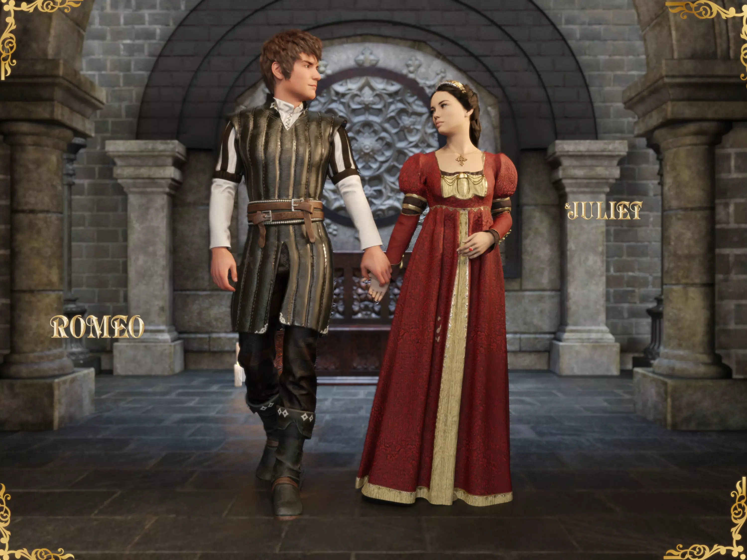 Romeo And Juliet Pack By William Shakespeare Low-poly 3D model