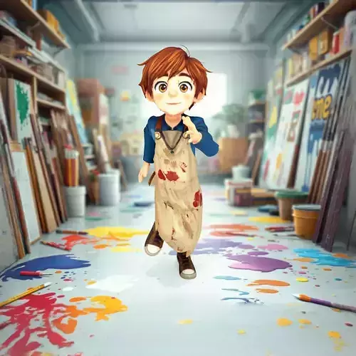 Adorable Artisan Kid model pack