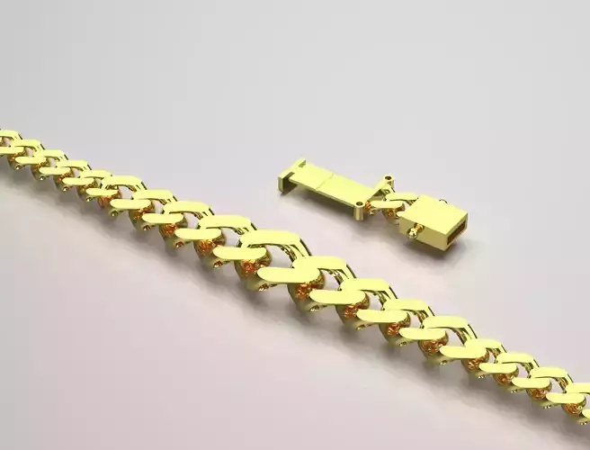 STL 3D gold bracelet model bg0023