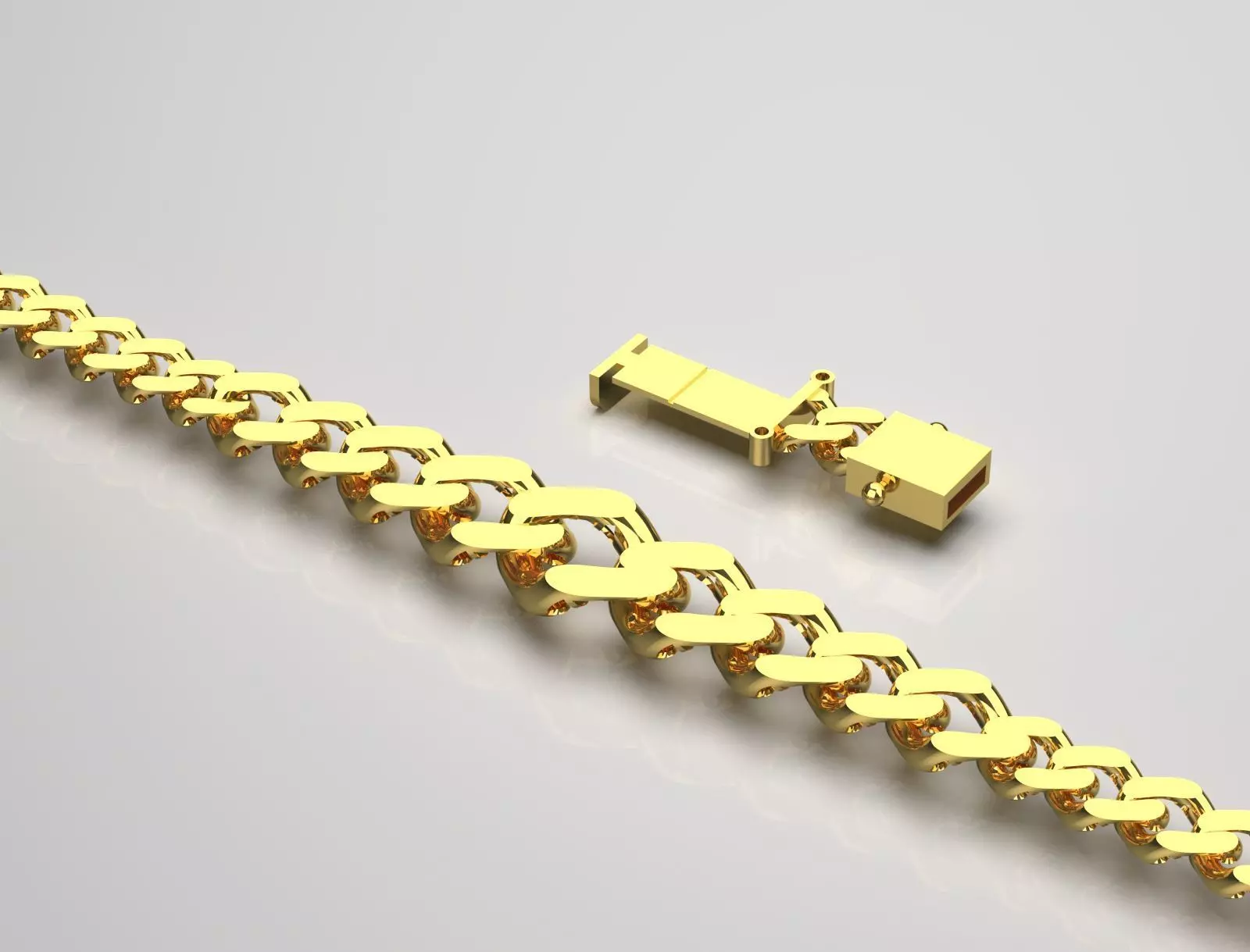 STL 3D gold bracelet model bg0023 3D print model