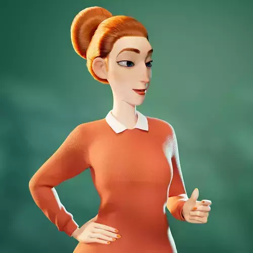 stylized character Layla