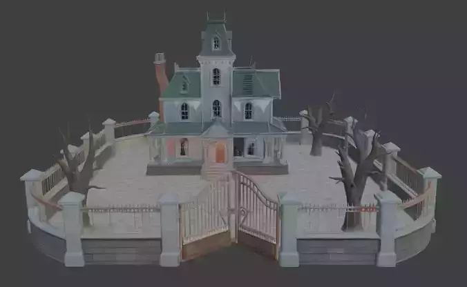 Haunted House 3d Model