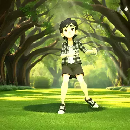 Animated Youth Character model pack