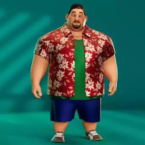 stylized character Antonio