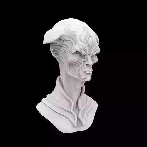 Alien Queen Xenomorph Bust Sculpture