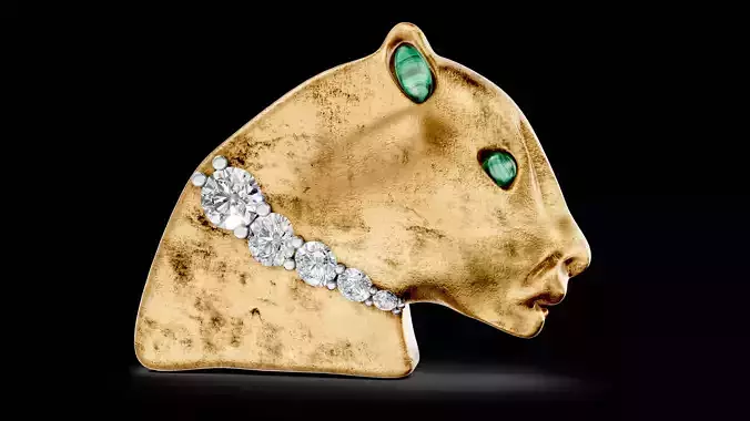 Nebula Panther Pendant