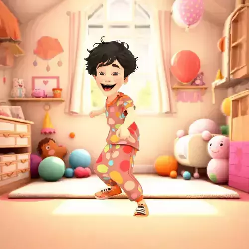 Polka Dot Kid Playful model pack