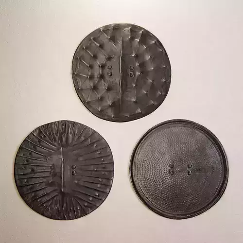 Restoration hardrware Konso leather shield