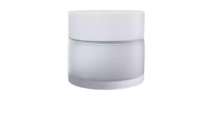 Frosted White Cosmetic Bottle