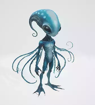 Aquatic Visitor 3D model