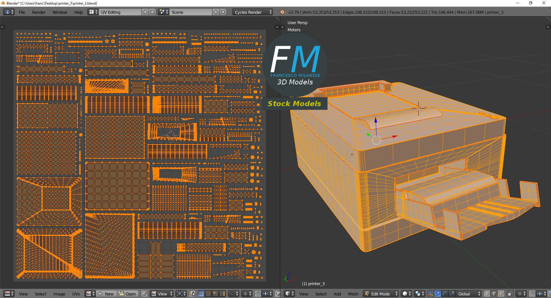 Printer 3 3D model_10