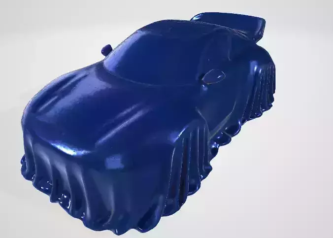 Covered Car 3D Model