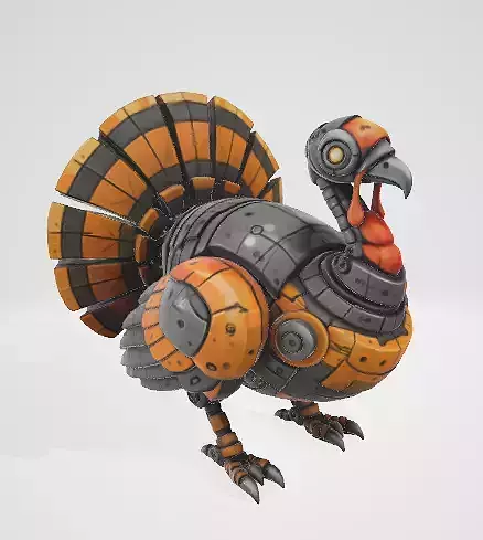 Mechanical Chicken 3D Model