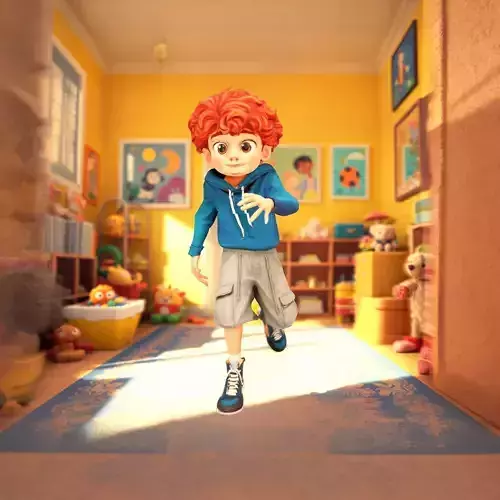 Animated Boy Character model pack