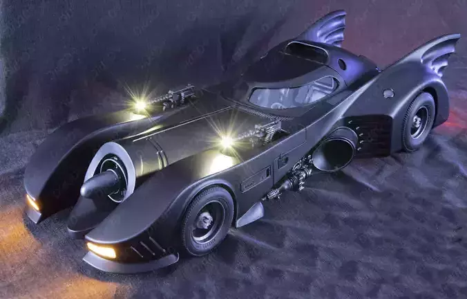 BatCar Did3D - Animatronic 670 mm 1- 9 Scale 