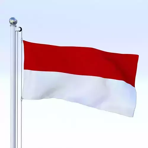 Animated Indonesia Flag