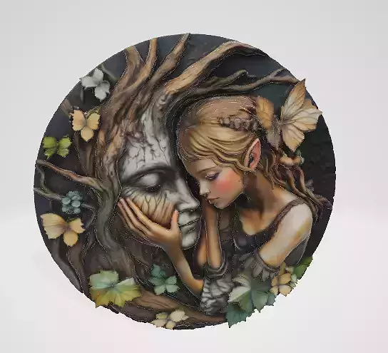 Round Frame 3D Model