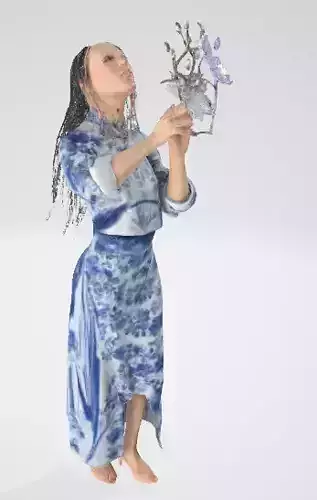 Elegant Woman 3D Model