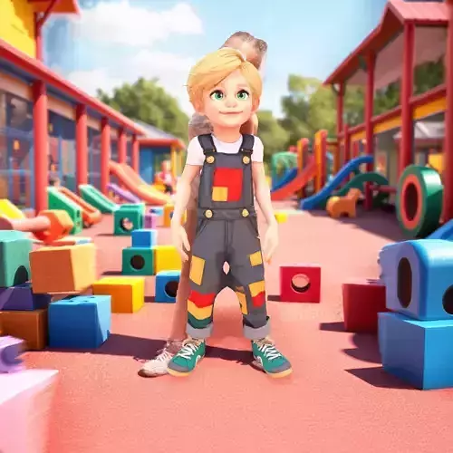 Joyful Patchwork Kid model pack