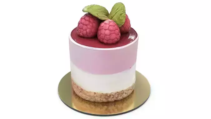 Raspberry cake