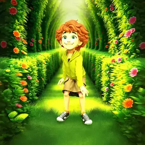 CurlyHaired Boy Character model pack