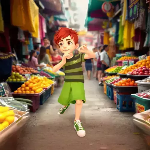 Animated Redhead Kid model pack