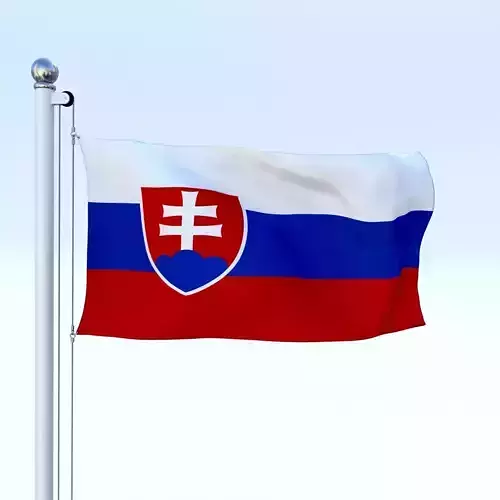 Animated Slovakia Flag