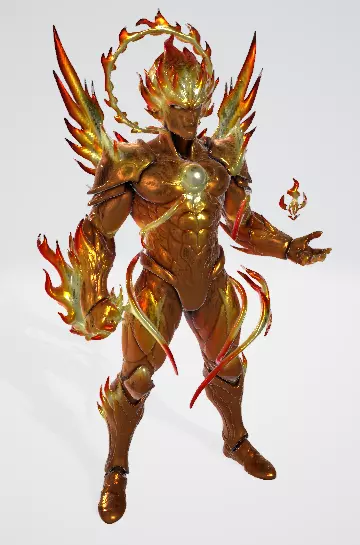 Fire Guardian Elemental 3D model