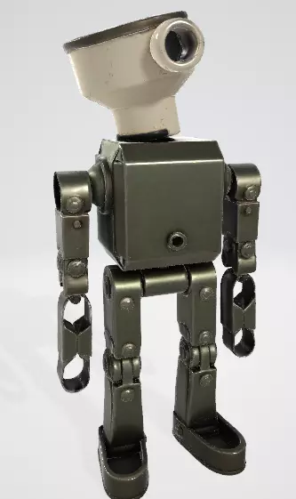 Metallic Sentinel Guardian 3D model