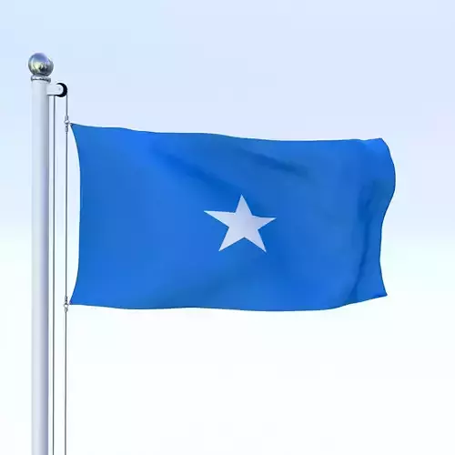 Animated Somalia Flag