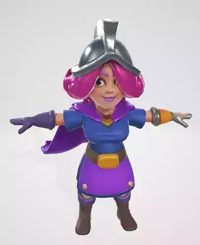 Cheerful Female Model