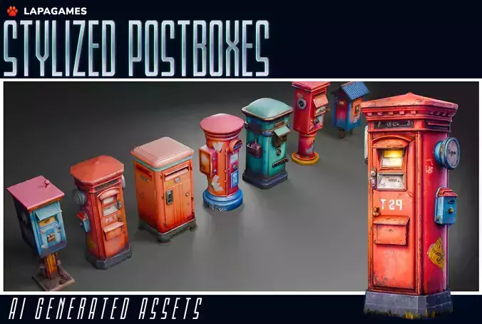 Stylized Postboxes