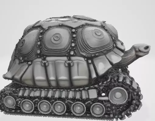 Turtle Tank Creature 3D model
