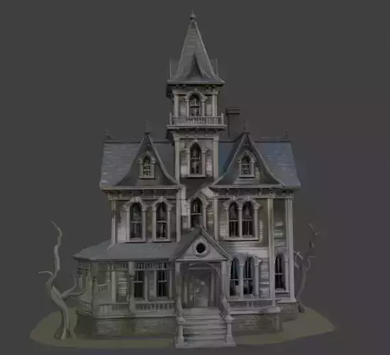 Haunted House 3d Model