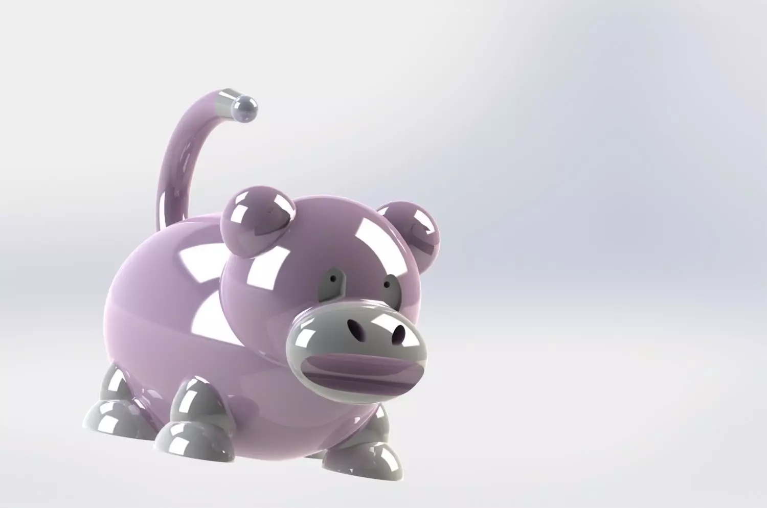 slowpoke meme 3D model_0