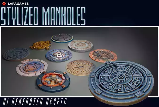 Stylized Manholes