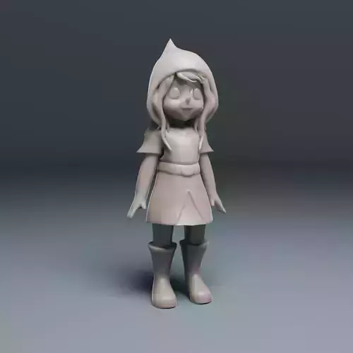 Fantasy girl Printable Model