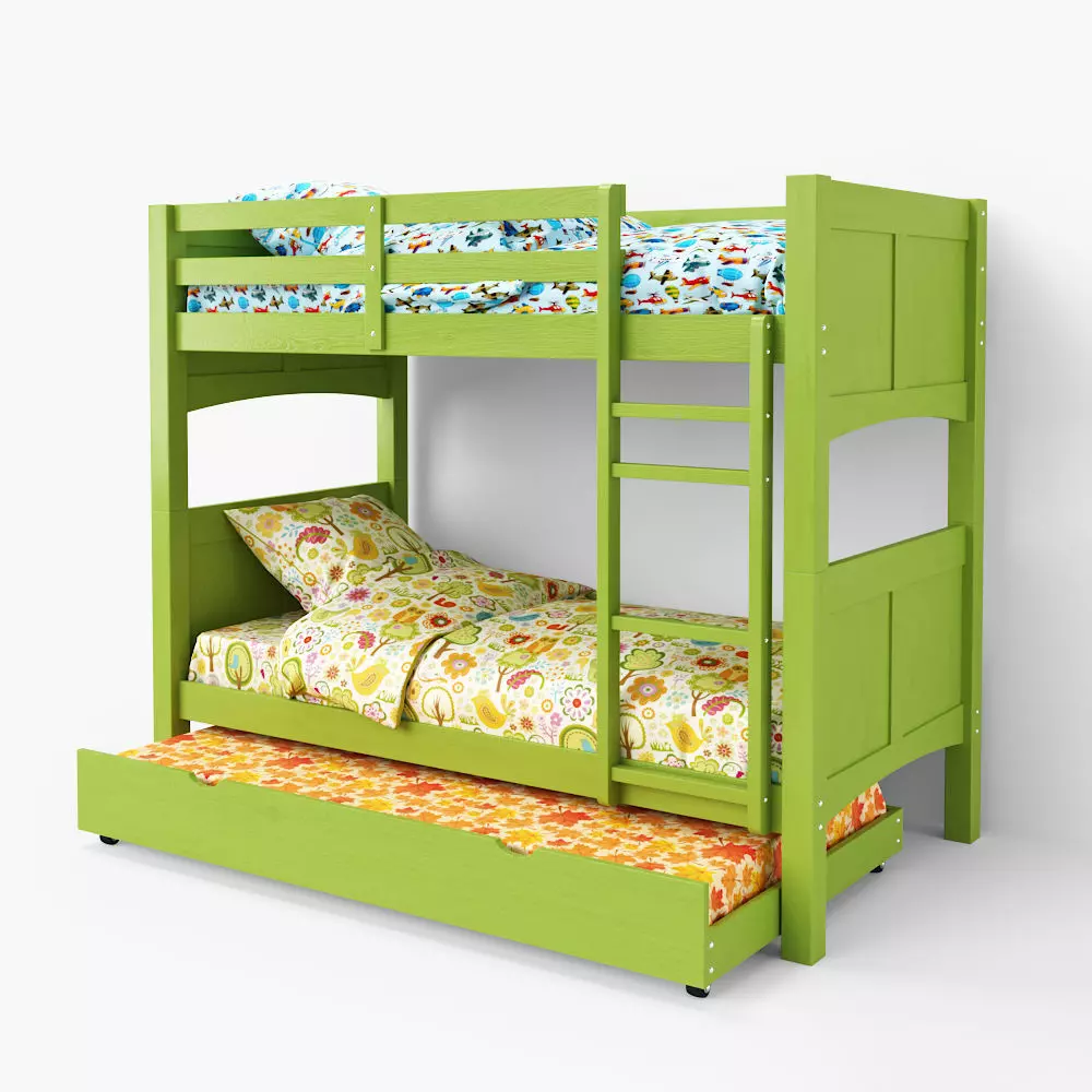Bunk Bed 3D model