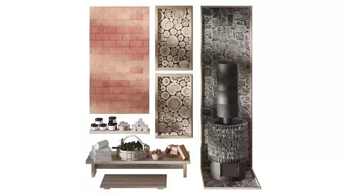 Sauna and bath filling set