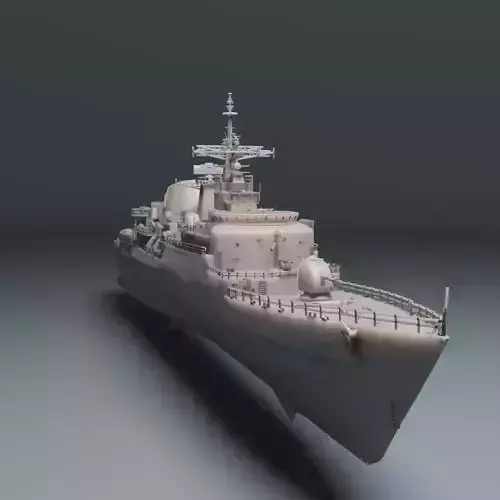 Niteroi Frigate High Detail 3D Model For Resin Printing 3D