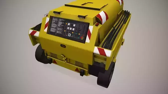 Ground Power Unit --366-- Low-poly 3D model 5